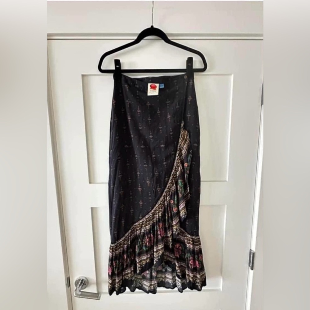 Anthropologie Farm Rio Wrap Skirt